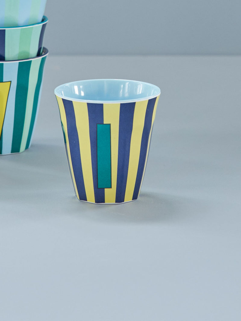 Mediano Vaso - Multicolor - I - Stripes