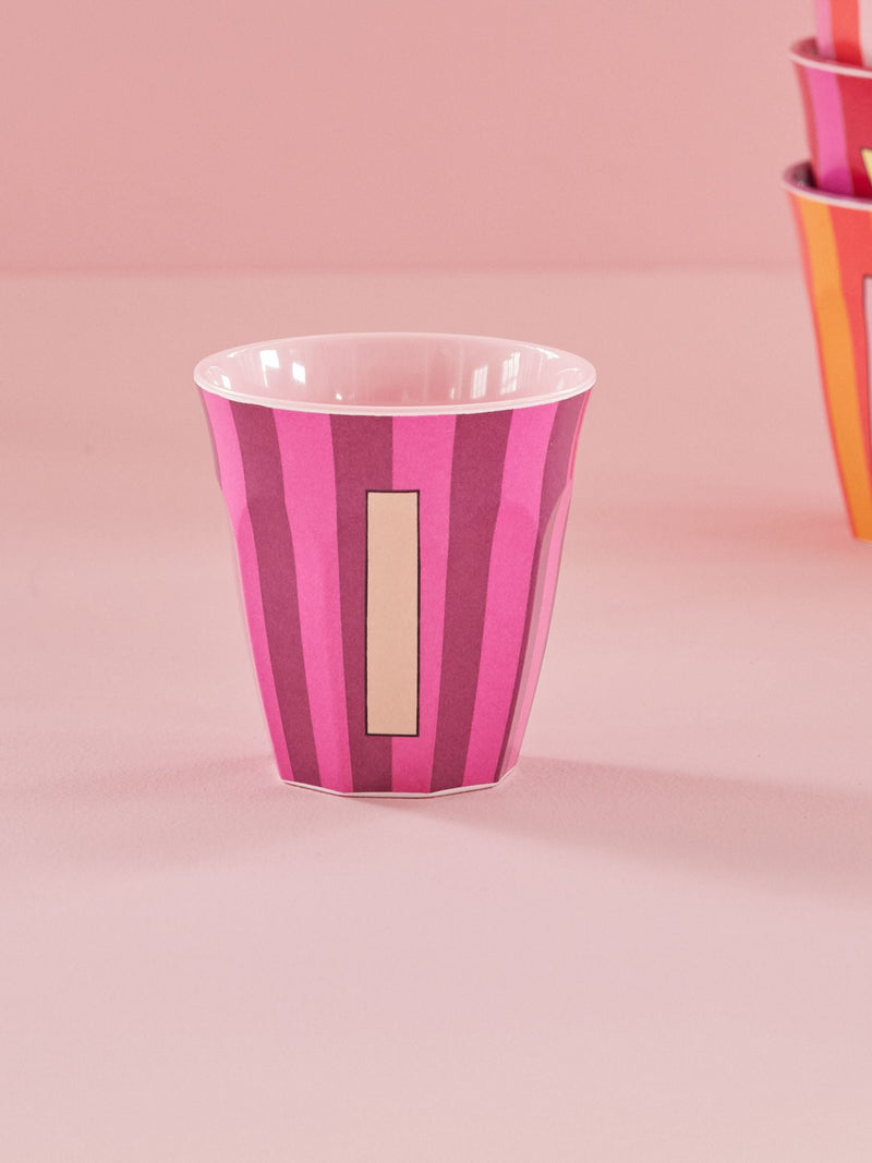 Mediano Vaso - Rosa - I - Stripes