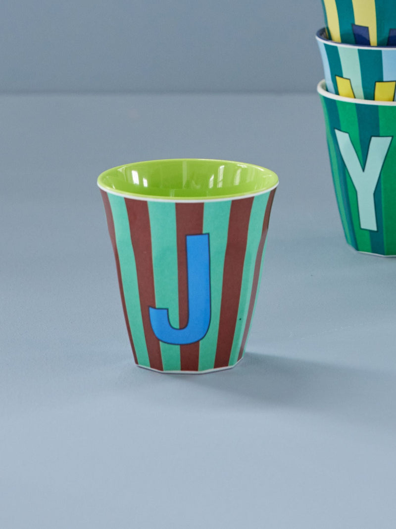 Mediano Vaso - Menta - J - Stripes