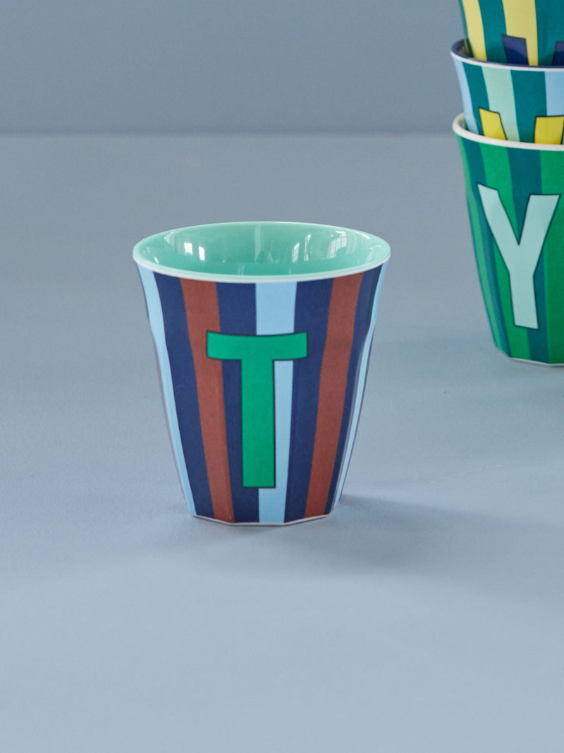 Mediano Vaso - Azul - T - Stripes