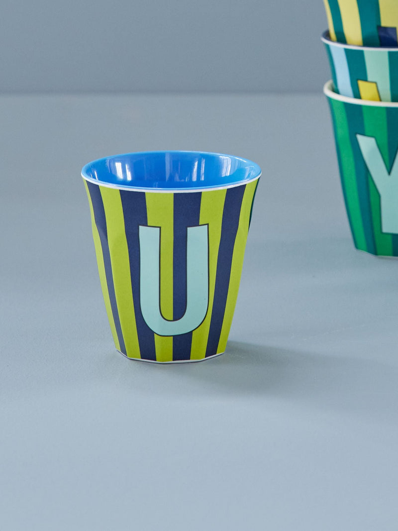 Media Tazza - Verde - U - Stripes