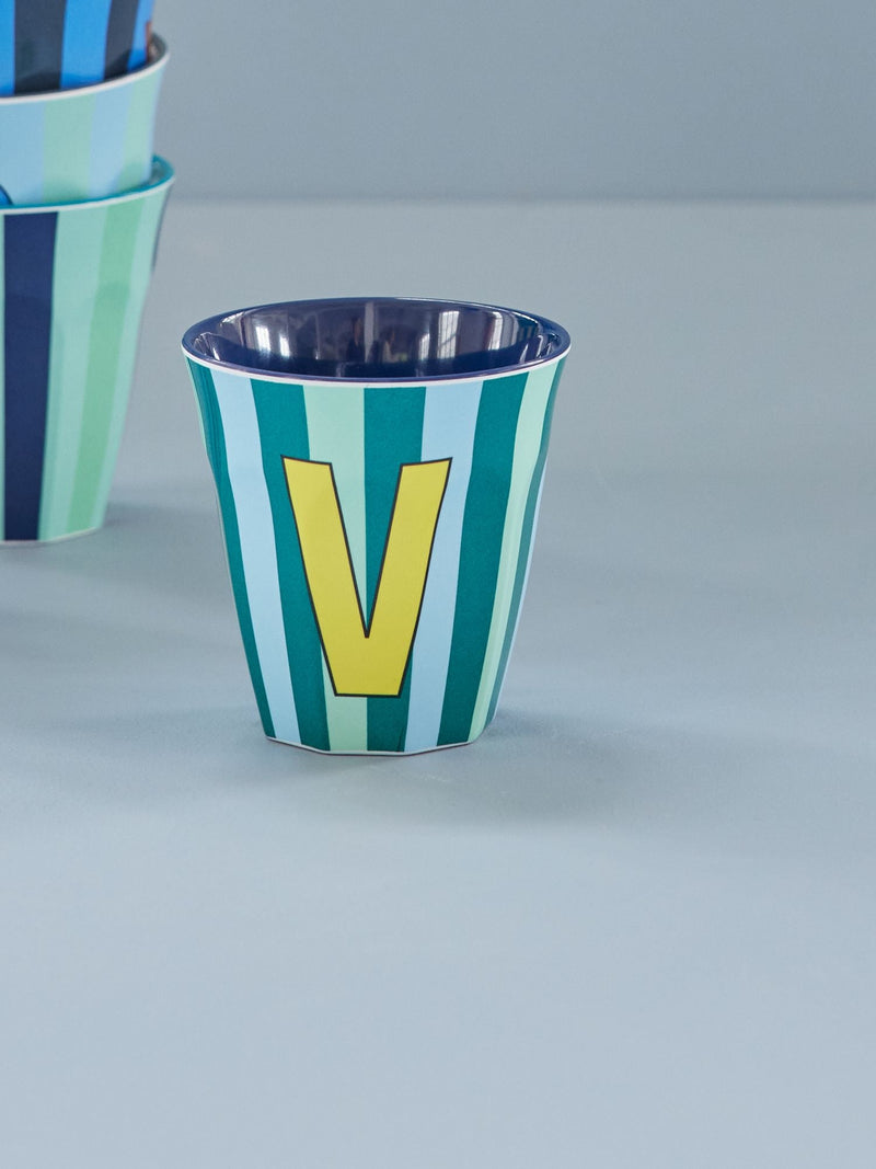 Mediano Vaso - Multicolor - V - Stripes