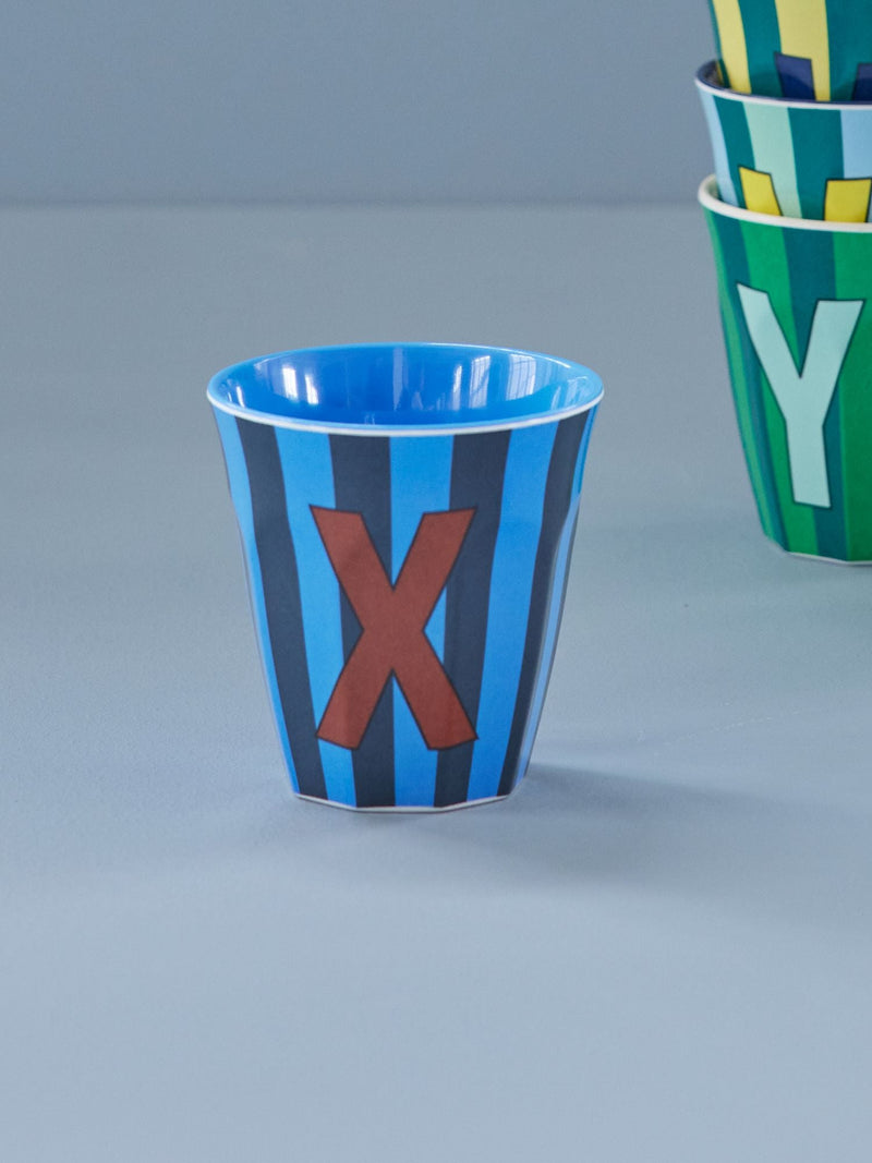 Mediano Vaso - Multicolor - X - Stripes