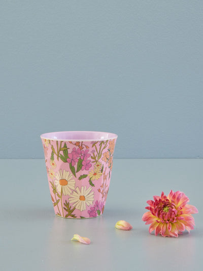 Mediano Vaso - Rosa suave - Daisy Dearest Print