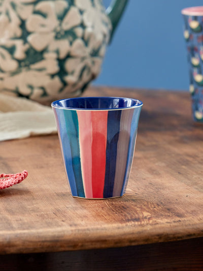 Mediano Vaso - N.Y. Stripes Print