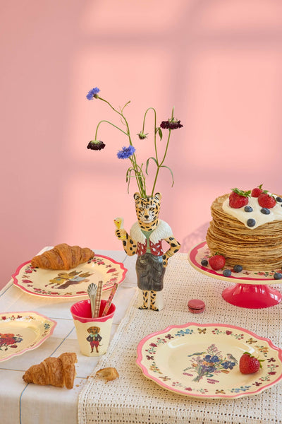 Vintage Dinner Plate - Neon Pink - Nathalie Lété Vol. 2 Print