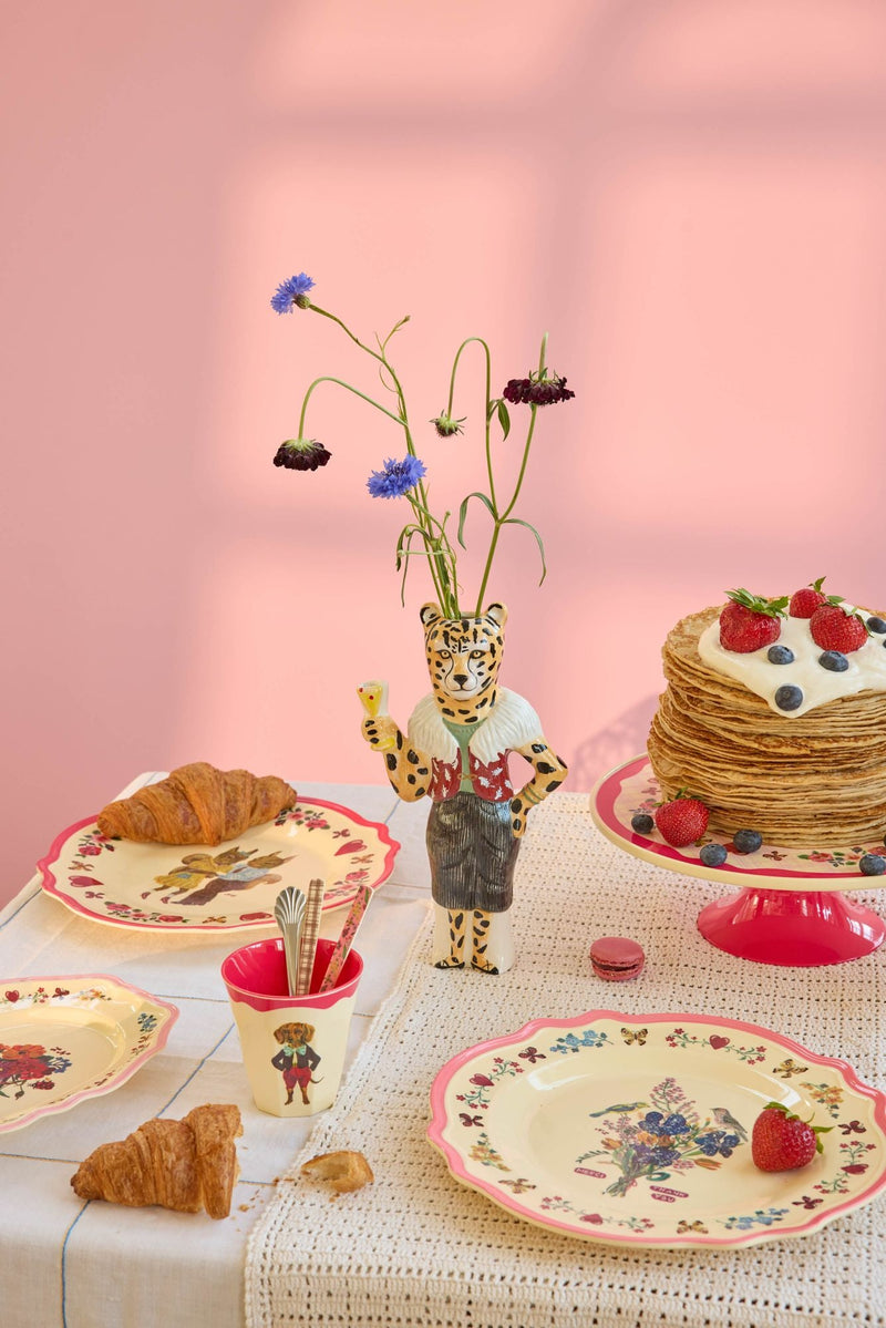 Vintage Dinner Plate - Neon Pink - Nathalie Lété Vol. 2 Print