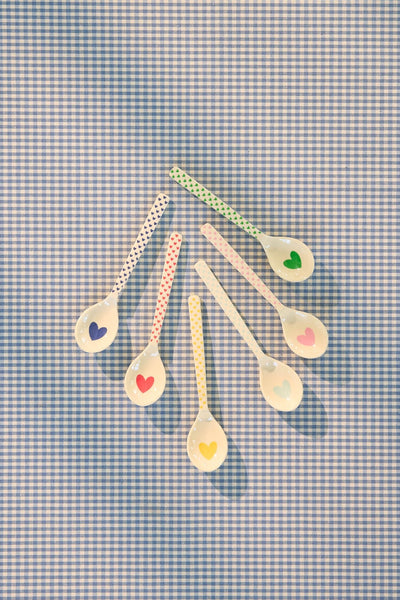 Cucharita - Multicolor - Favorite Hearts Print