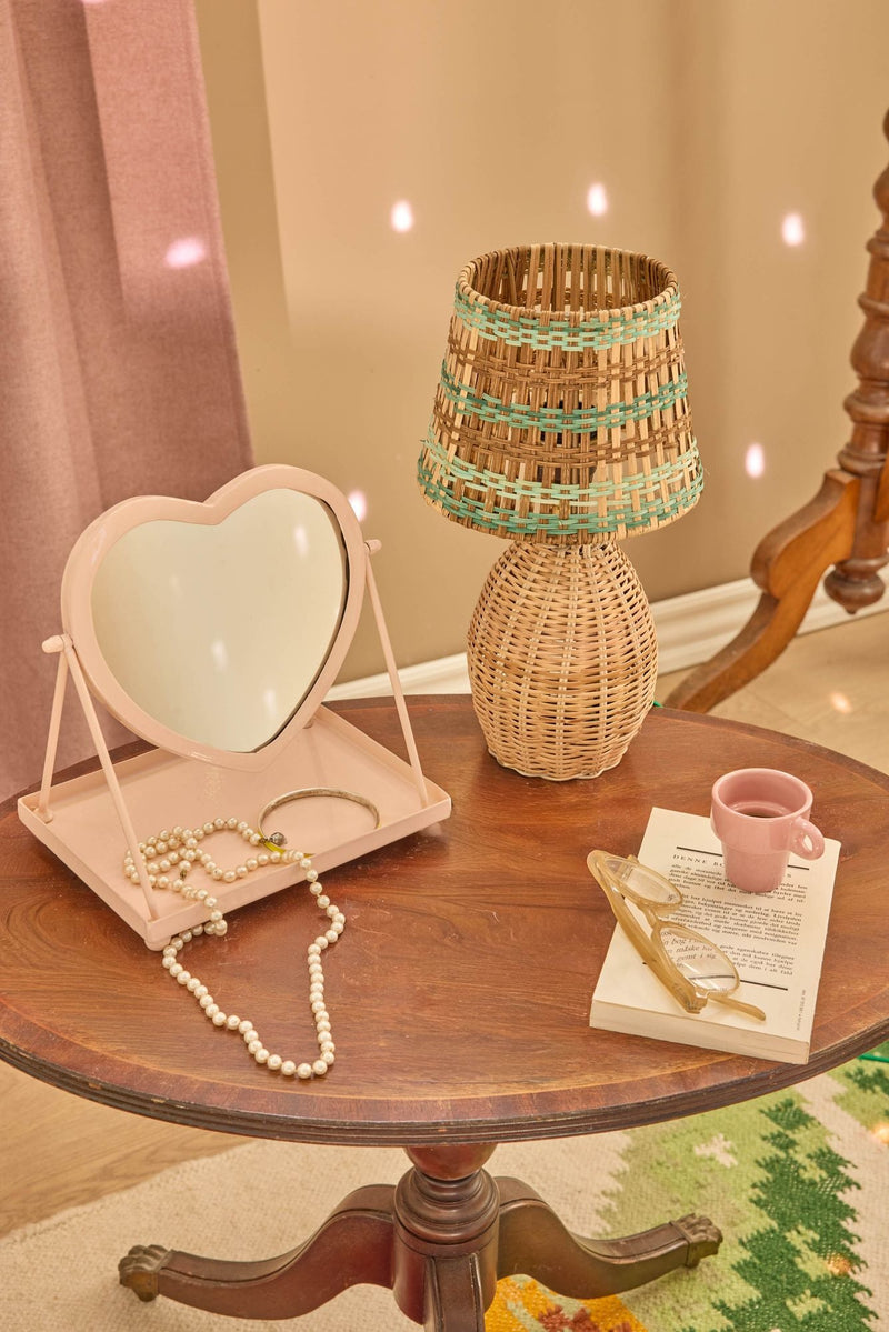 Heart Metal Mirror - Rose