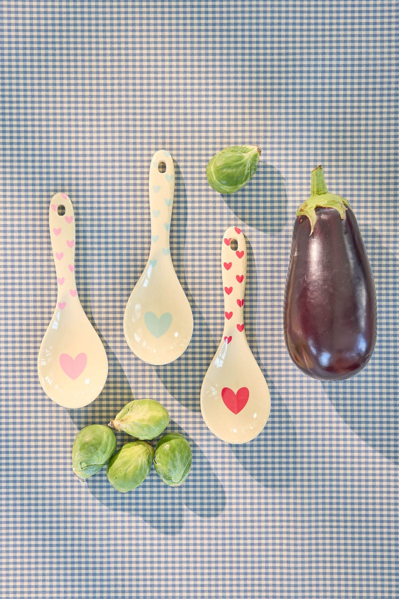 Salad Spoon - Assorted - Favorite Hearts Prints