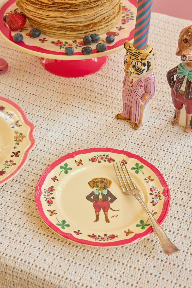 Vintage Side Plate - Red - Nathalie Lété Vol. 2 Print