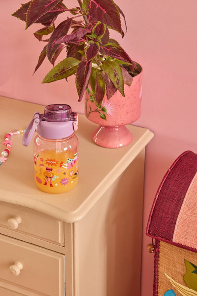 Large Tritan Drinking Bottle - Pink - Hero Print