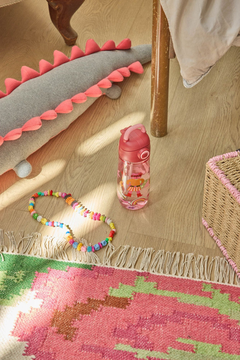 Tritan Drinking Bottle - Pink - Hero Print