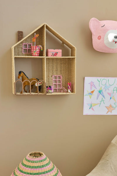 House Paper Shelf - Pink
