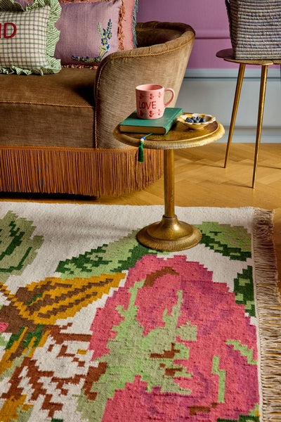 Redondo Aluminio Mesa - Dorado