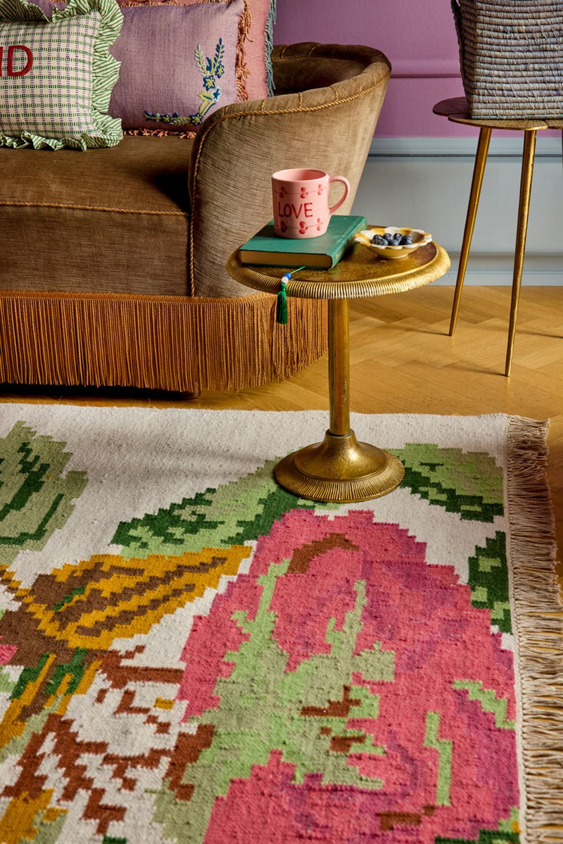 Redondo Aluminio Mesa - Dorado