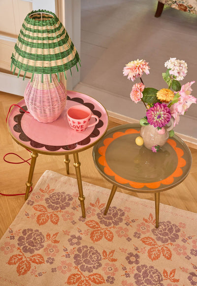 Small Metal Table - Dark Sand