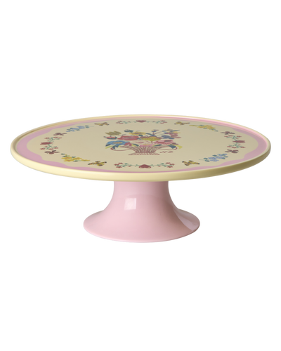 Low Round Cake Stand - Pink - Nathalie Lété Vol. 2 Print