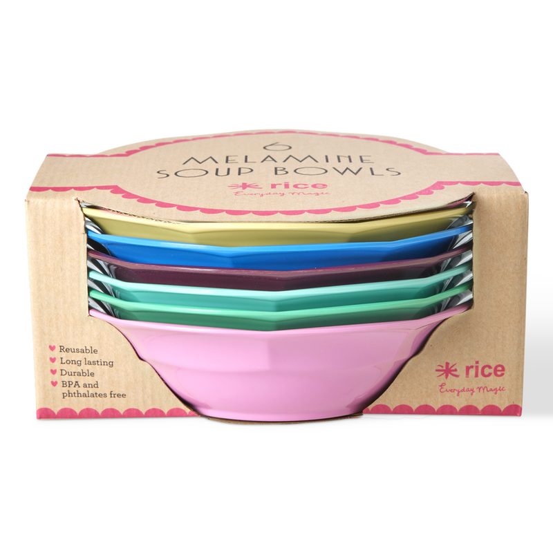 Assiette à soupe - Show Your True Colors - Pack de 6