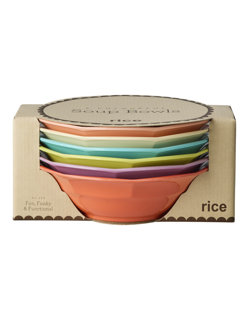 Soup Plate - Multicolor - Gloriously Gifted - 6-pack