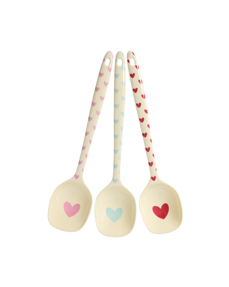 Cooking Spoon - Assorted - Favorite Hearts Prints