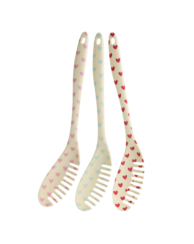 Pasta Spoon - Assorted - Favorite Hearts Prints