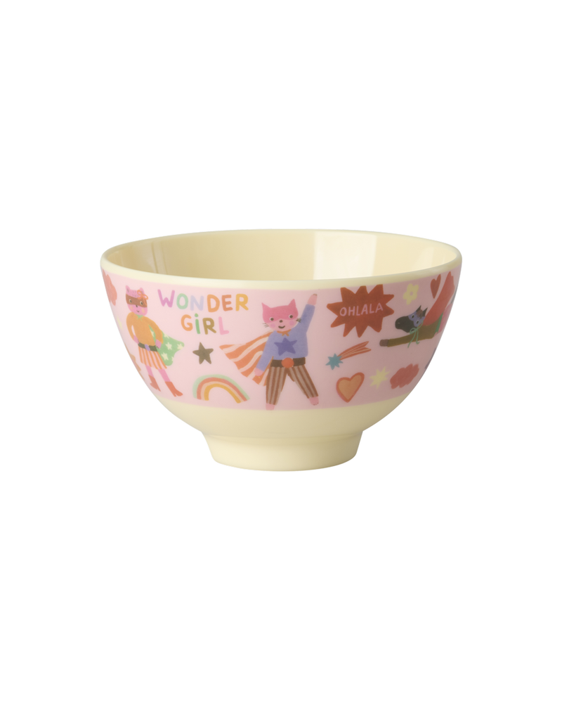 Small Kids Bowl - Pink - Hero Print
