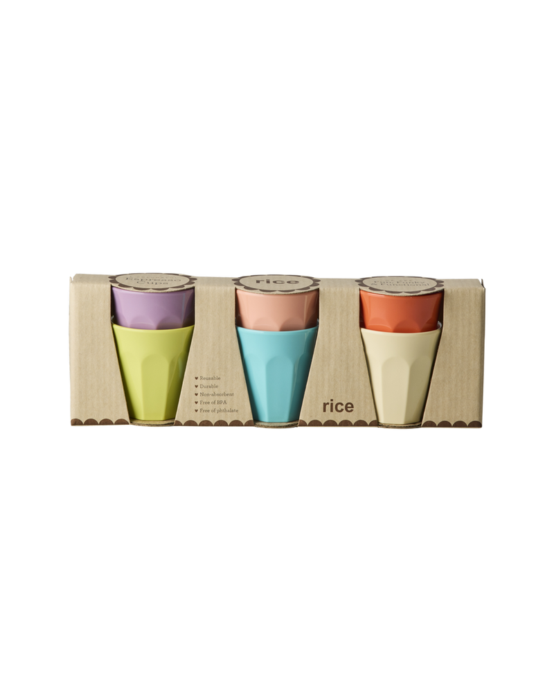 Espresso Cup - Multicolor - Gloriously Gifted - 6-pack
