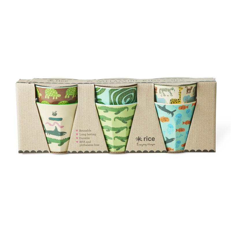 Piccolo Tazza - Menta - Wildlife Print - Confezione da 6