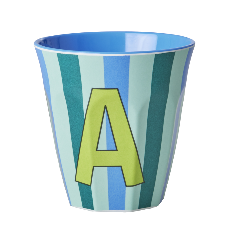 Mediano Vaso - Azul - A - Stripes