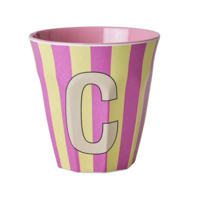 Medium Cup - Multicolor - C - Stripes