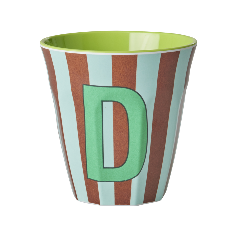 Medium Cup - Multicolor - D - Stripes