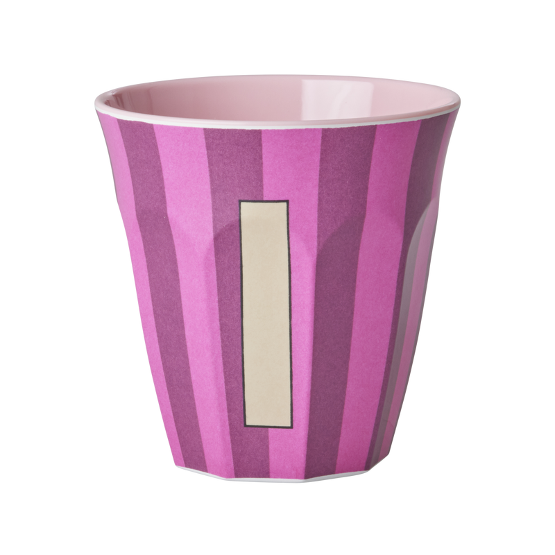 Mediano Vaso - Rosa - I - Stripes