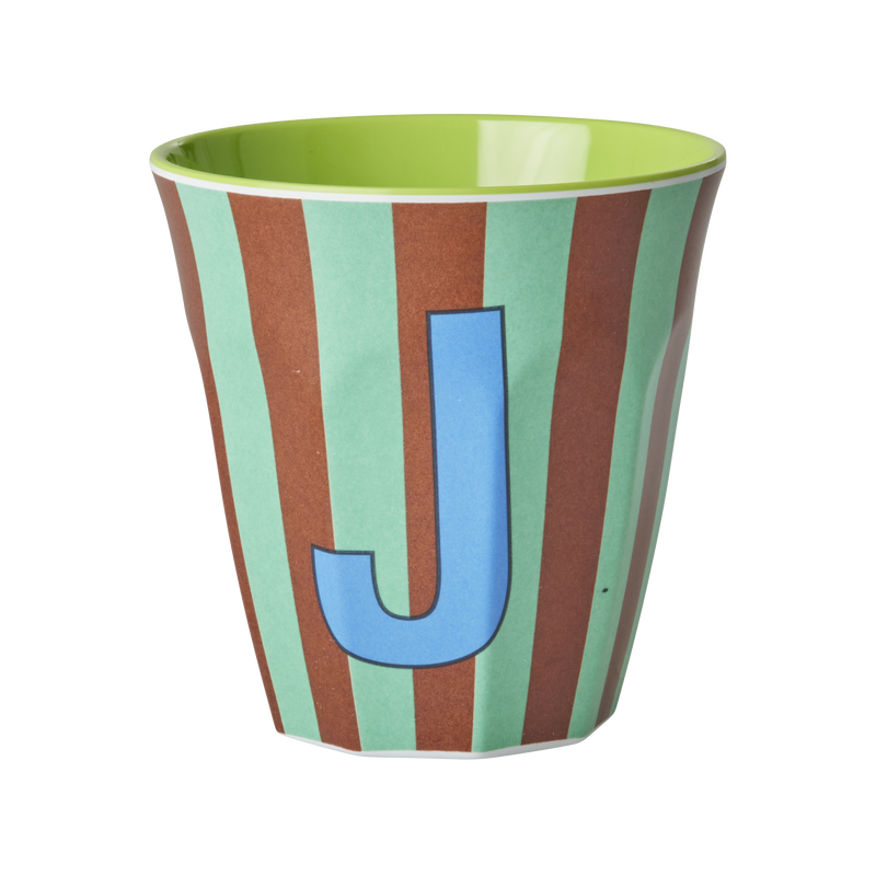 Mediano Vaso - Menta - J - Stripes