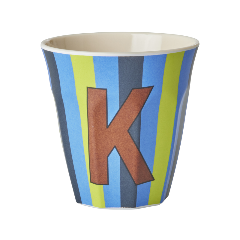 Mediano Vaso - Azul - K - Stripes