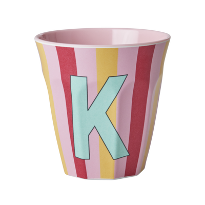 Mediano Vaso - Rosa - K - Stripes