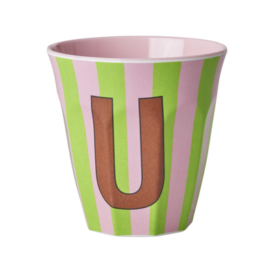 Mediano Vaso - Rosa - U - Stripes