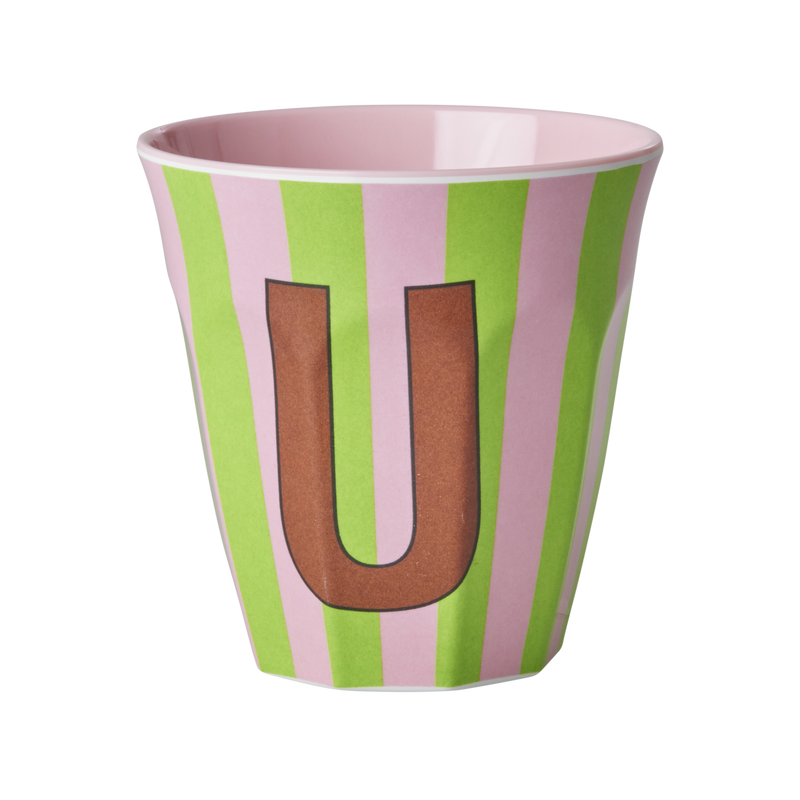 Mediano Vaso - Rosa - U - Stripes