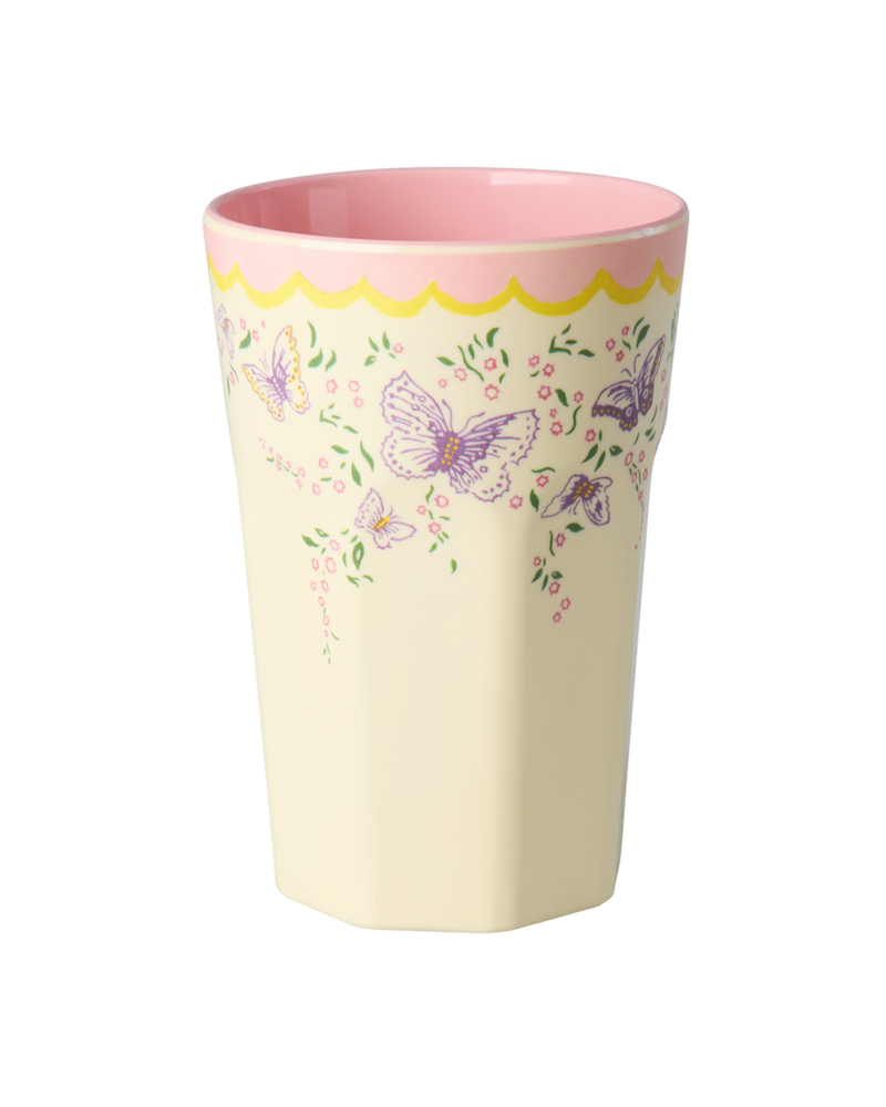 Tall Cup - Cream - Spread Your Wings Print