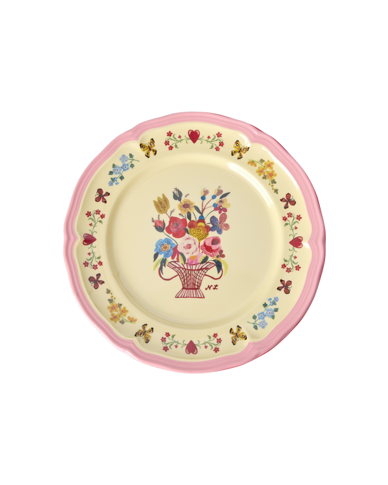 Vintage Side Plate - Pink - Nathalie Lété Vol. 2 Print