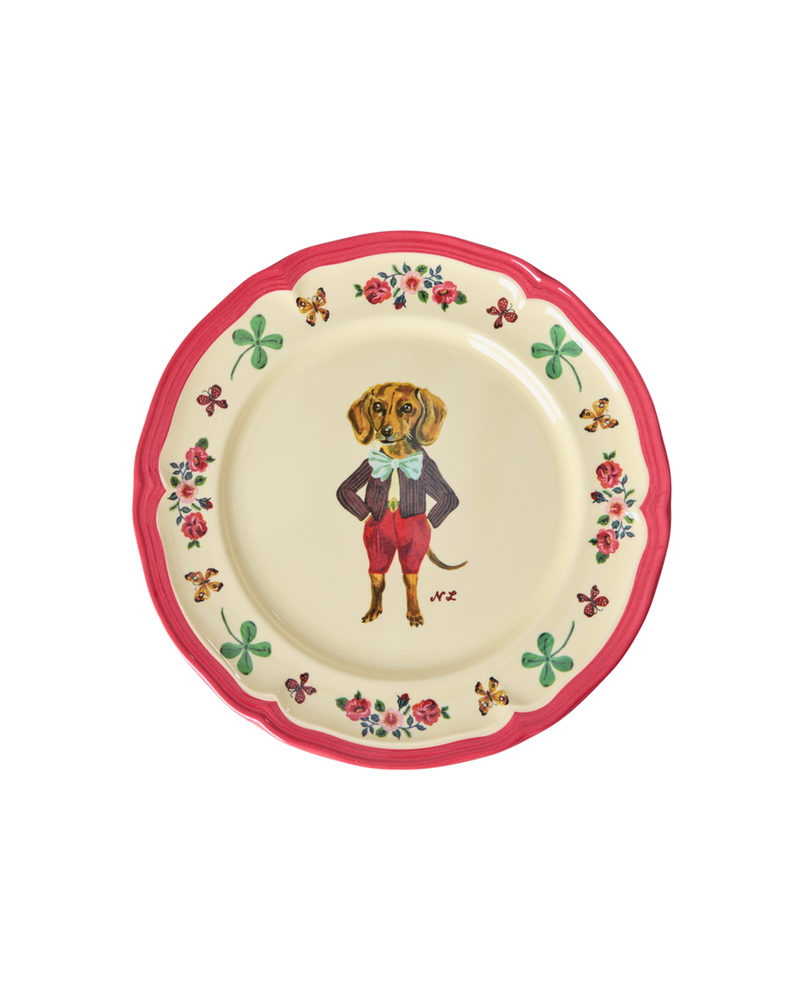 Vintage Side Plate - Red - Nathalie Lété Vol. 2 Print