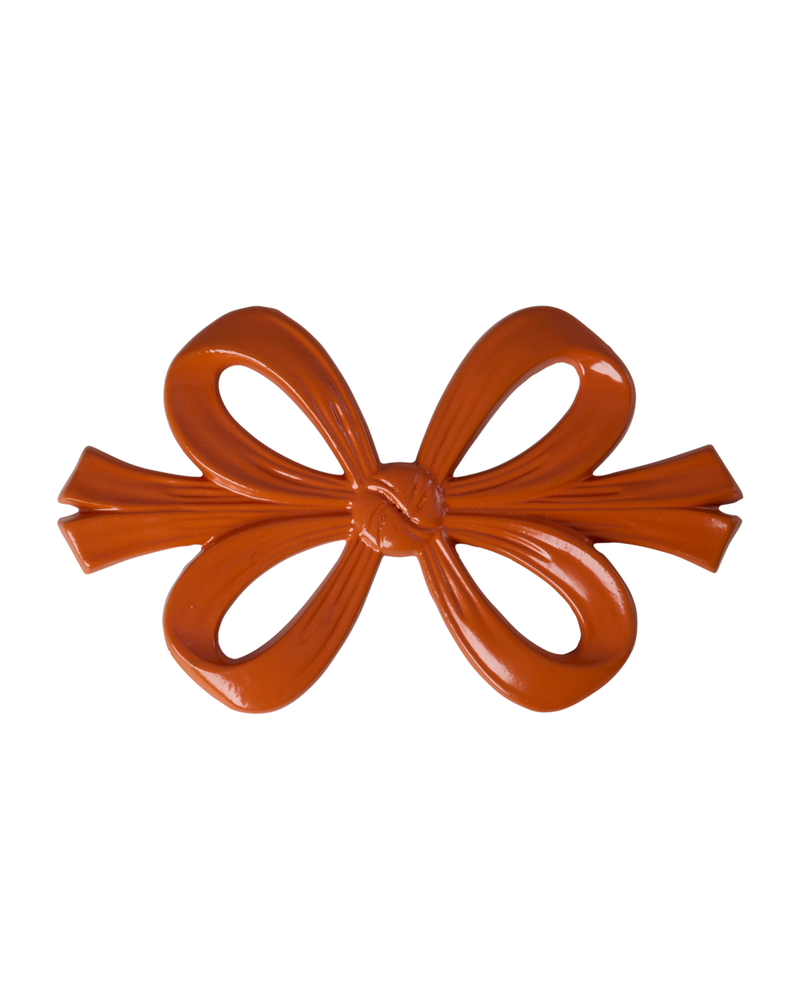 Bow Aluminum Trivet - Burnt Red