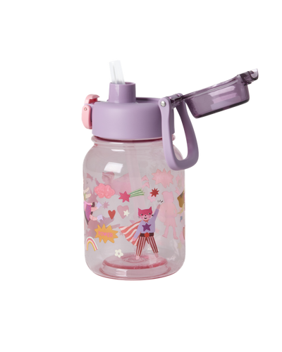 Large Tritan Drinking Bottle - Pink - Hero Print