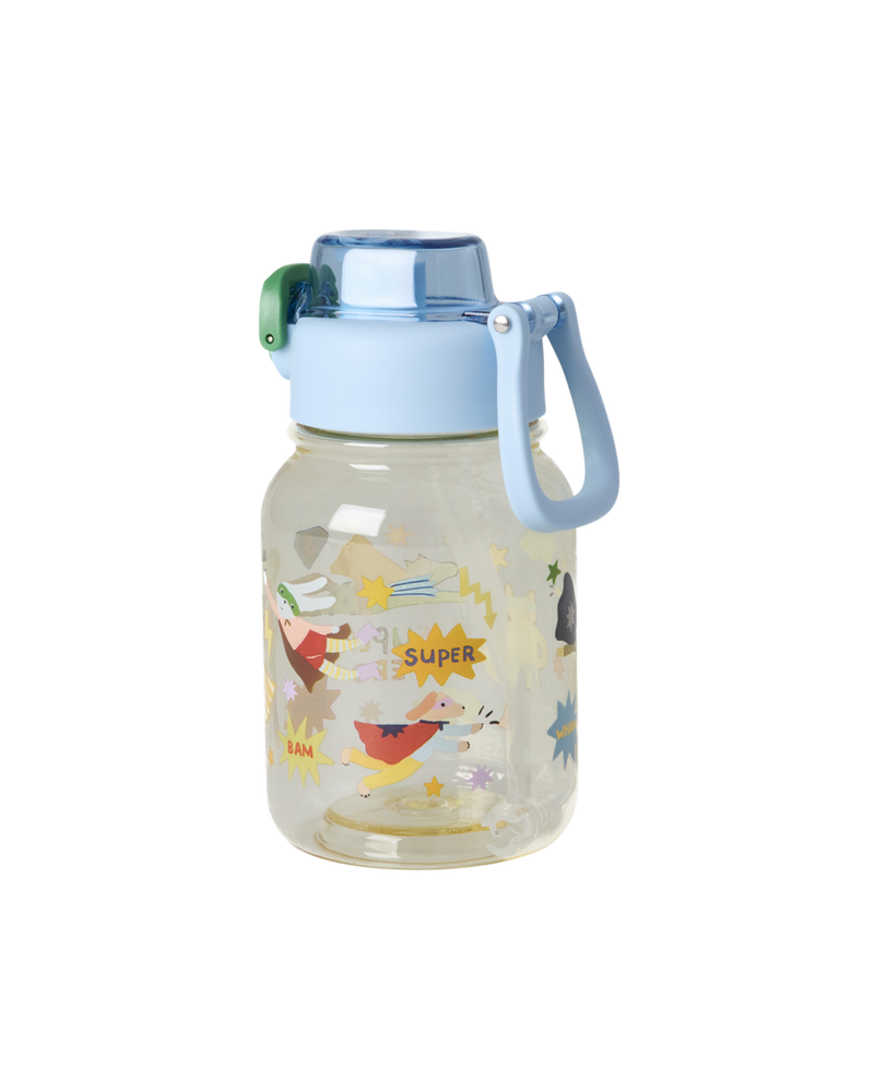 Large Tritan Drinking Bottle - Blue - Hero Print