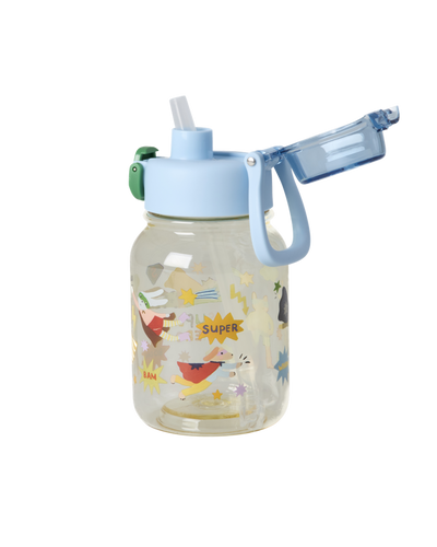 Large Tritan Drinking Bottle - Blue - Hero Print