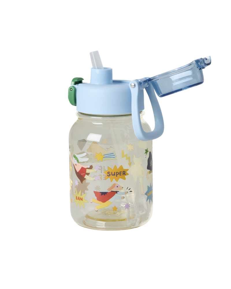 Large Tritan Drinking Bottle - Blue - Hero Print