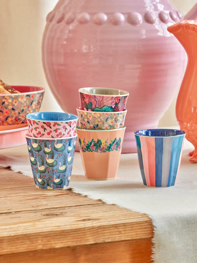 Mediano Vaso - Forest Flower Print Environment