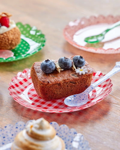 Small Acrylic Cake Plate - Red Environment