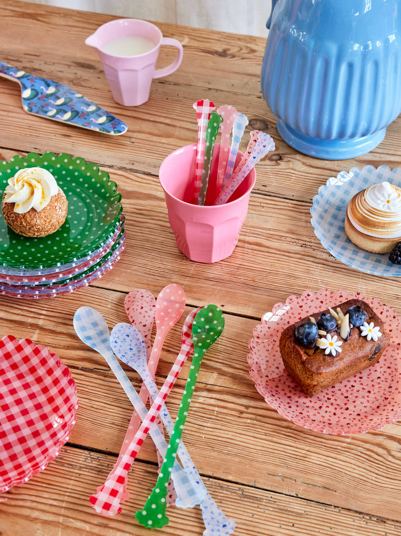 Small Acrylic Cake Plate - Red Environment