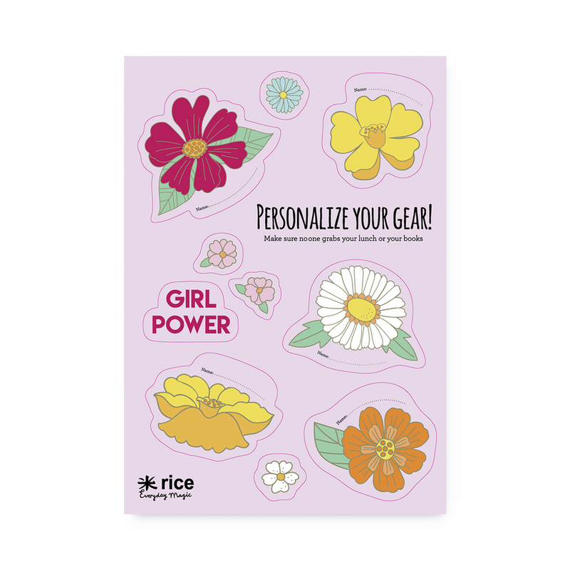 Misto lana - Rosa - Flower Power Print